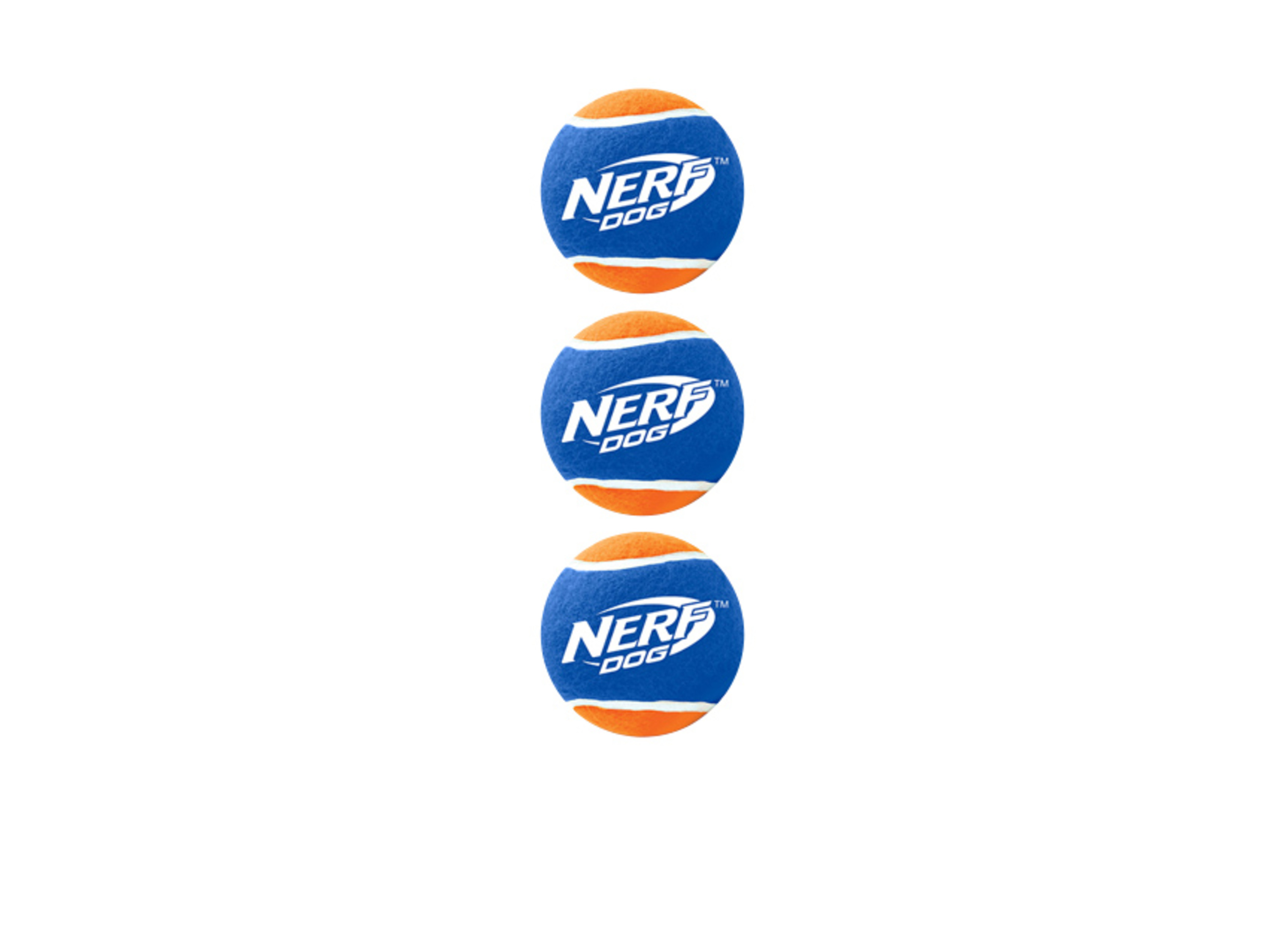 Nerf Dog Vrhač tenisových loptičiek/Tenisové loptičky pre psov (tenisové loptičky, 3 kusy)