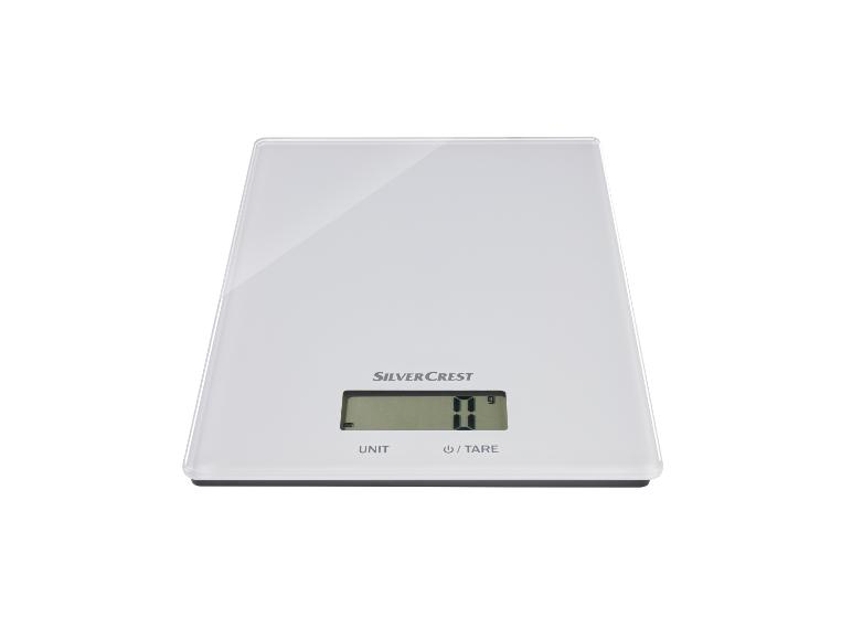 Biela digitálna kuchynská váha SilverCrest.