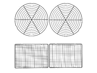 SILVERCREST® Mriežky na pečenie a ochladenie, 2 kusy
