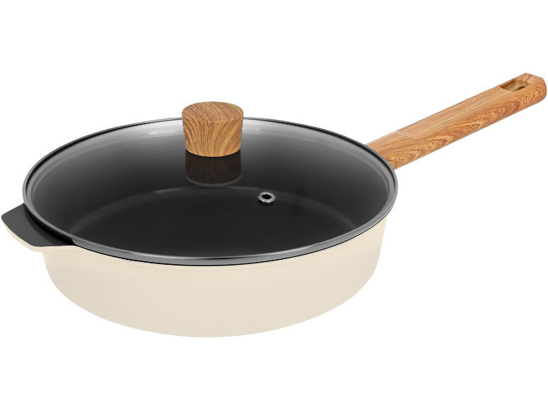 SILVERCREST® Panvica z hliníkovej zliatiny na vyprážanie a servírovanie, Ø 28 cm