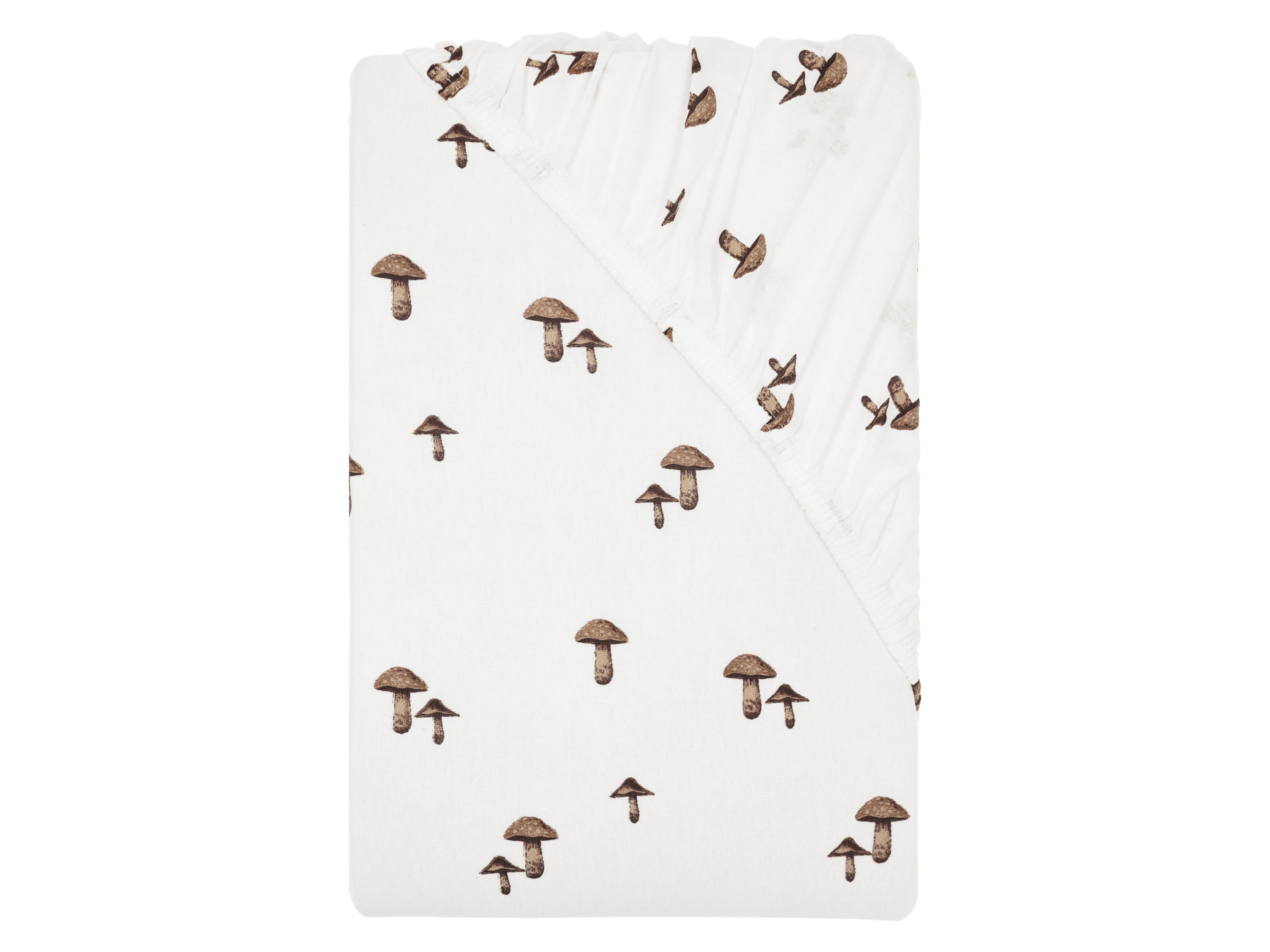 LIVARNO® Napínacia džersejová plachta, 180 – 200 x 200 cm (huby)