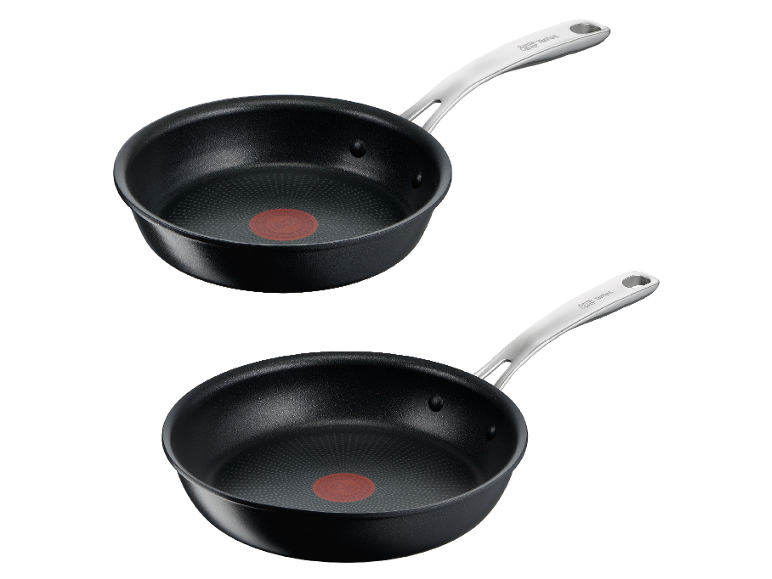 TEFAL Hliníkové panvice na vyprážanie Home Cook, Ø 20 cm + Ø 24 cm