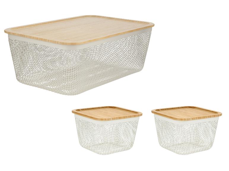 SILVERCREST® Drôtená dóza s bambusovým vekom