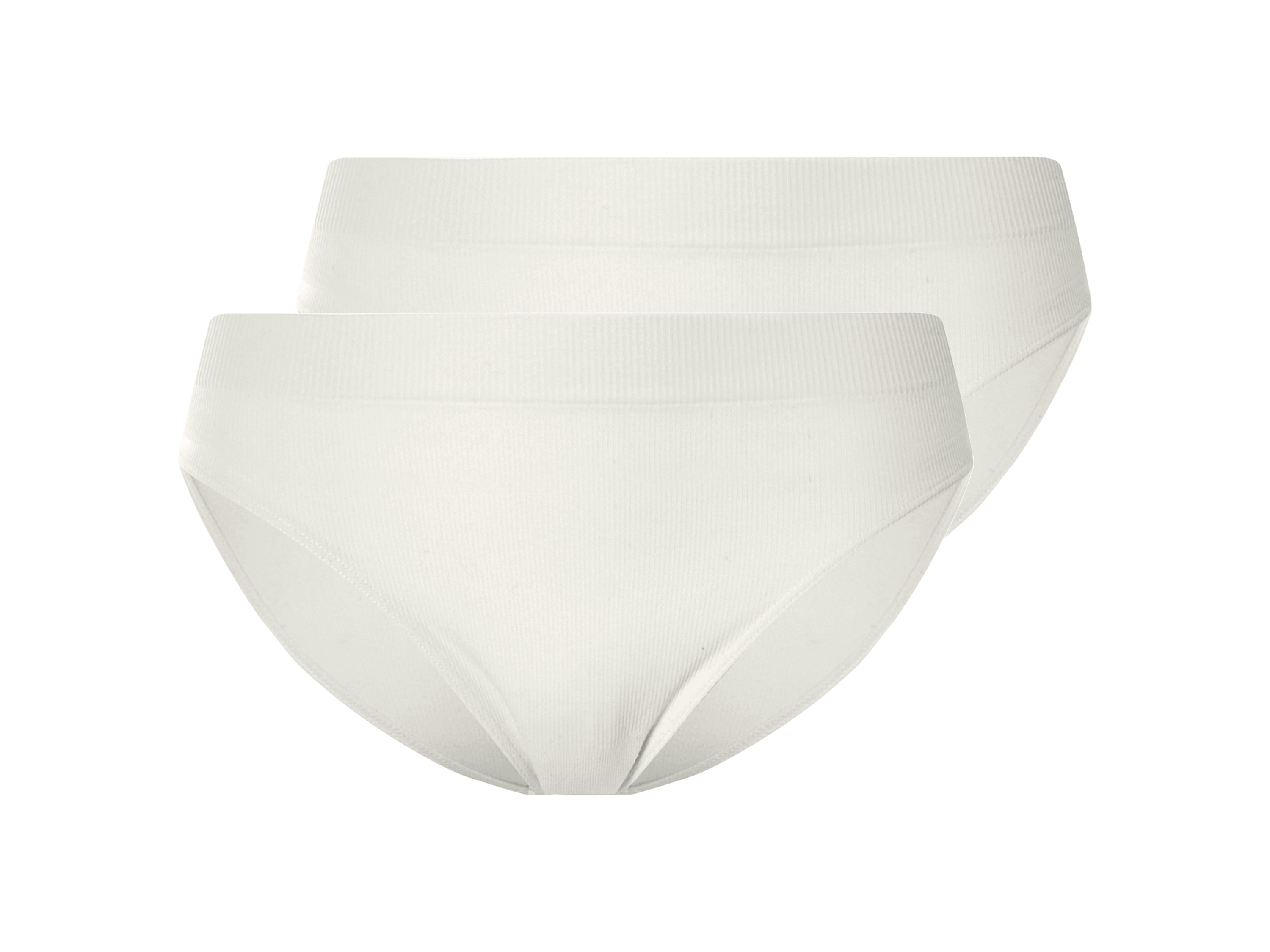 ESMARA® Dámske bezšvové mininohavičky, 2 kusy (biela, M (40/42))