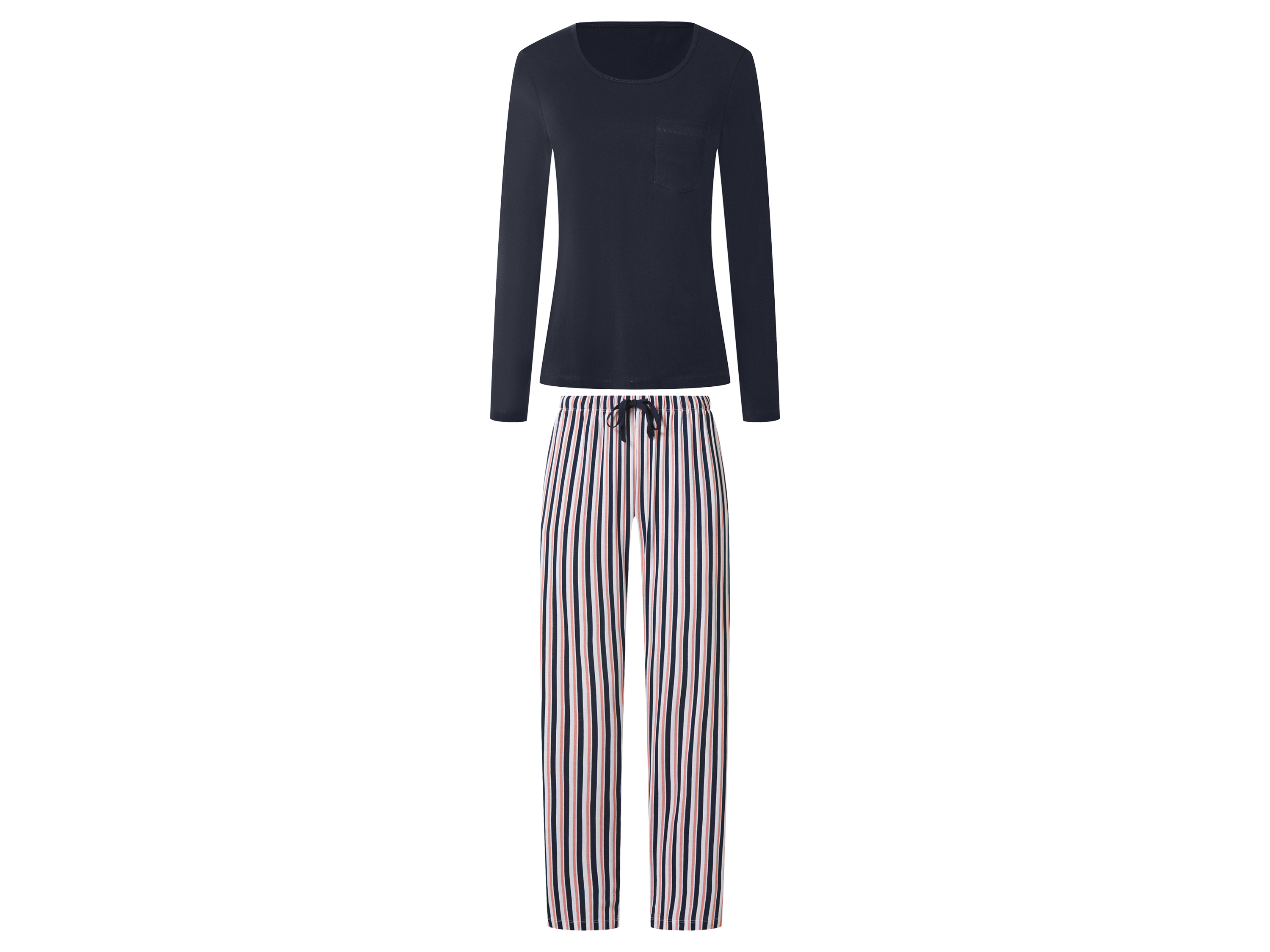 esmara® Dámske pyžamo (navy modrá, XS (32/34))