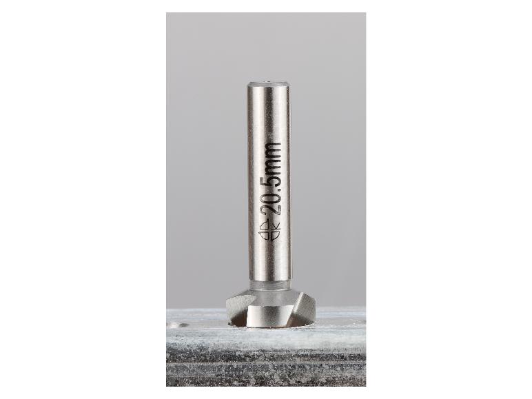 Strieborný frézovací nástroj s priemerom 20,5 mm