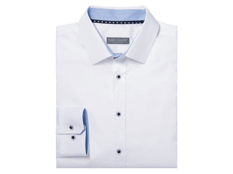 Prejsť na zobrazenie na celú obrazovku: NOBEL LEAGUE® Pánska košeľa „Super Slim Fit“, biela – obrázok 3