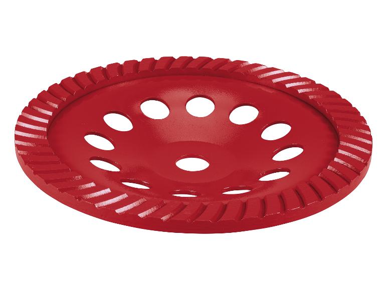 Červený diamantový rezací kotúč.