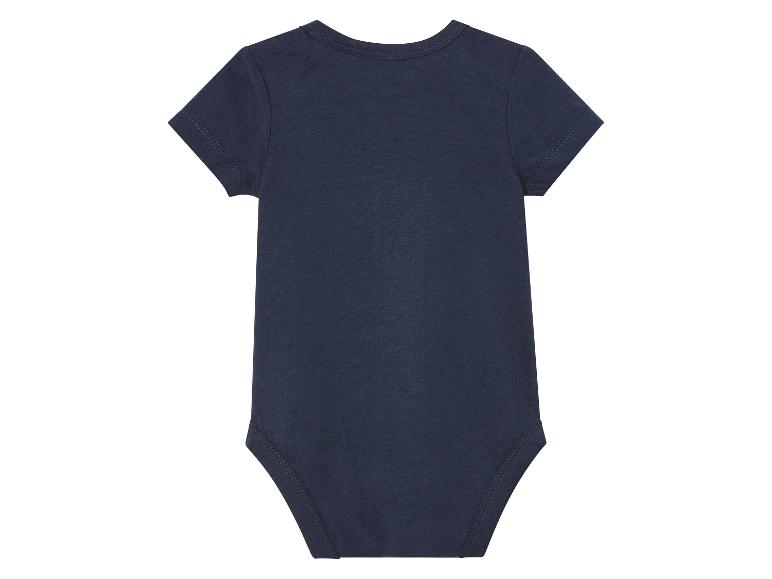 Tmavomodrý body pre bábätká.