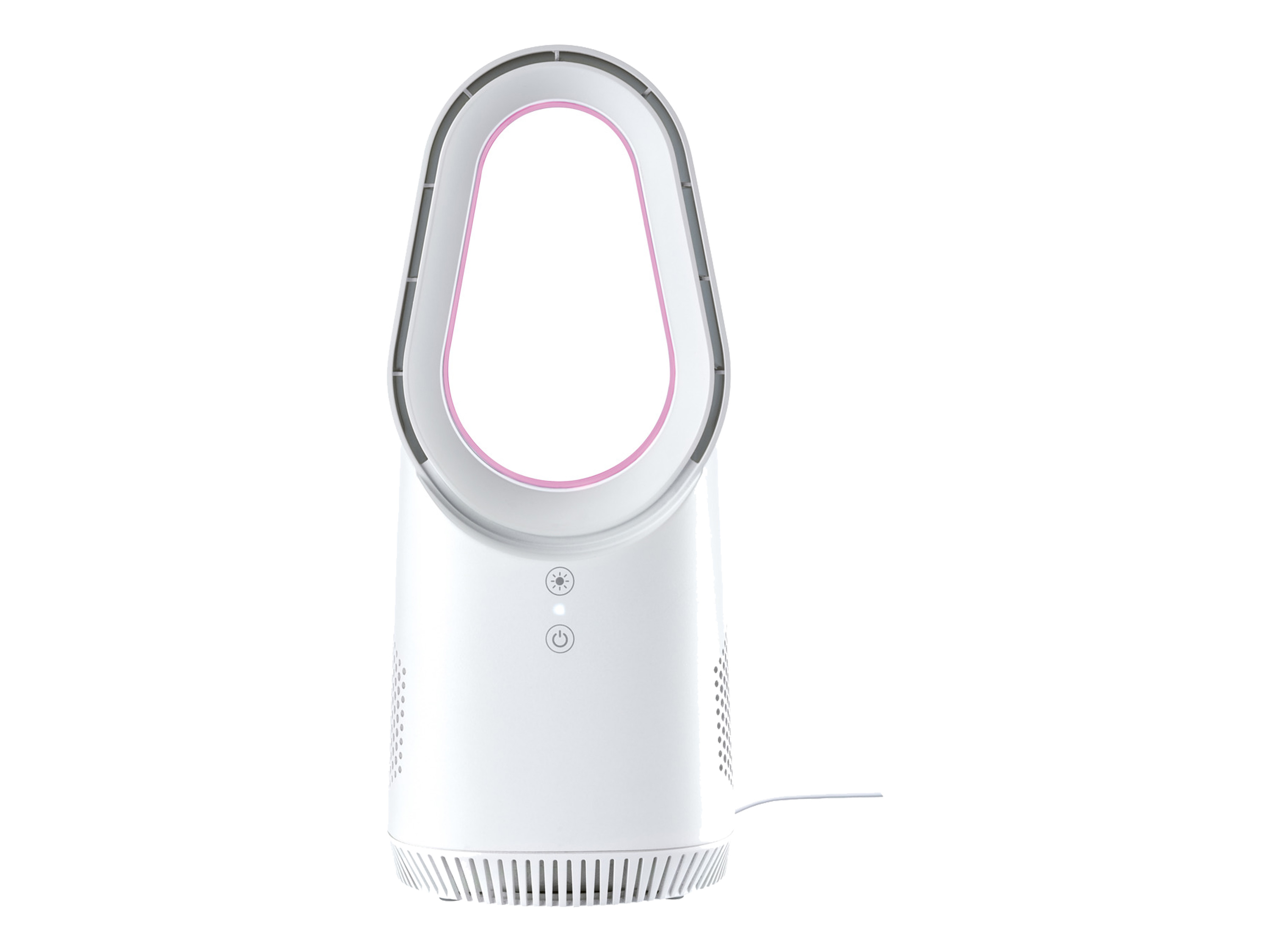 SILVERCREST® Stolový LED miniventilátor (biela)