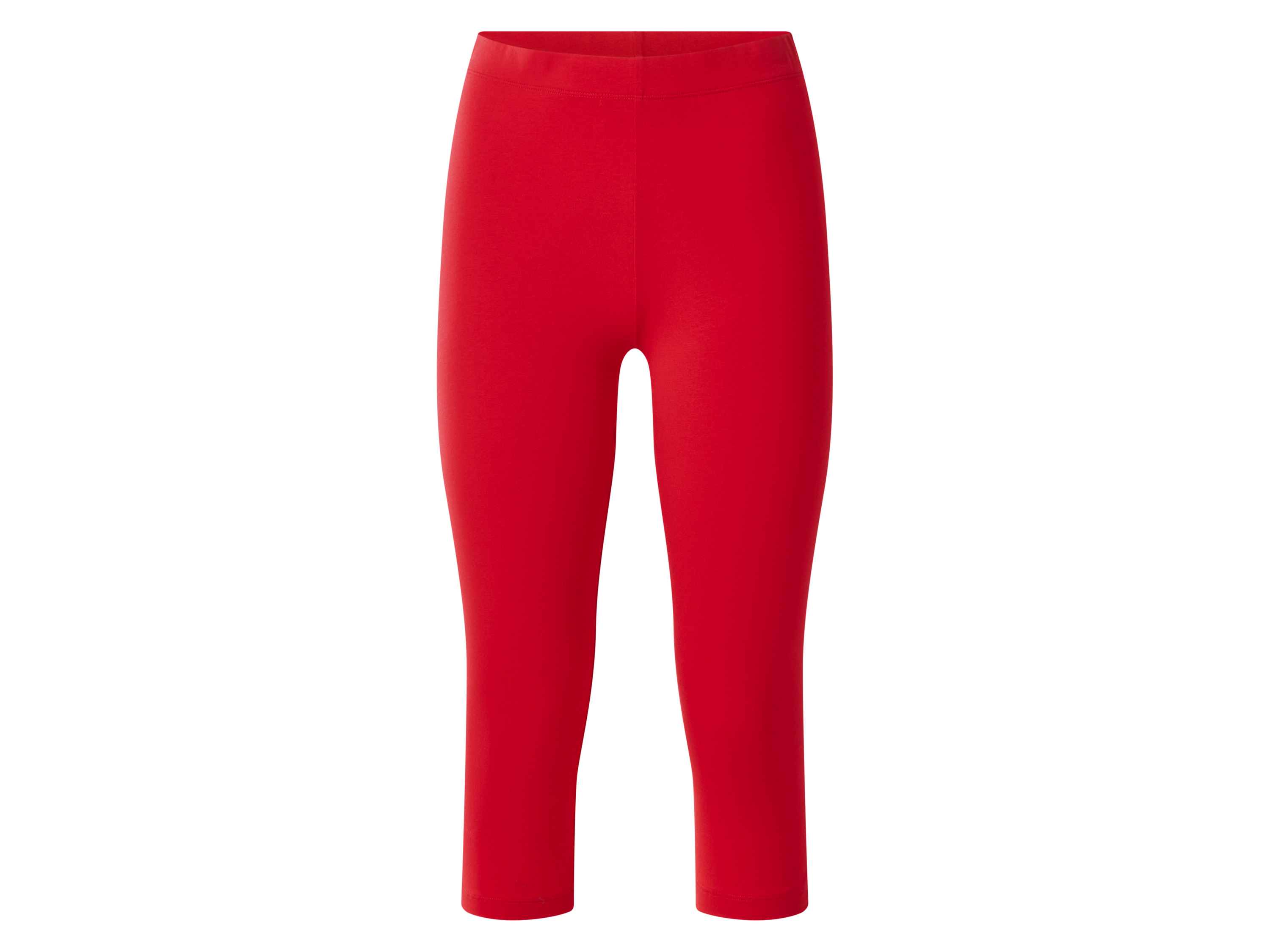 esmara® Dámske capri legíny (červená, S (36/38))