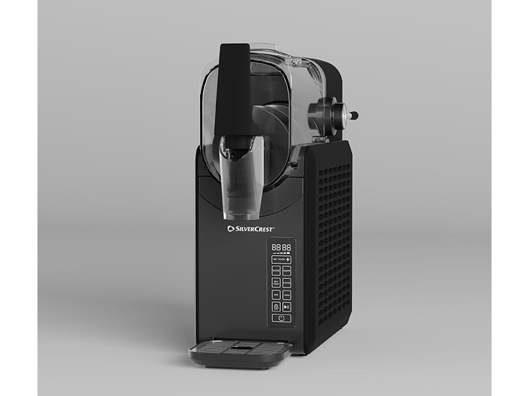 Prémiový výrobník ľadovej drte SILVERCREST SSM 220 A1 v čiernej farbe.