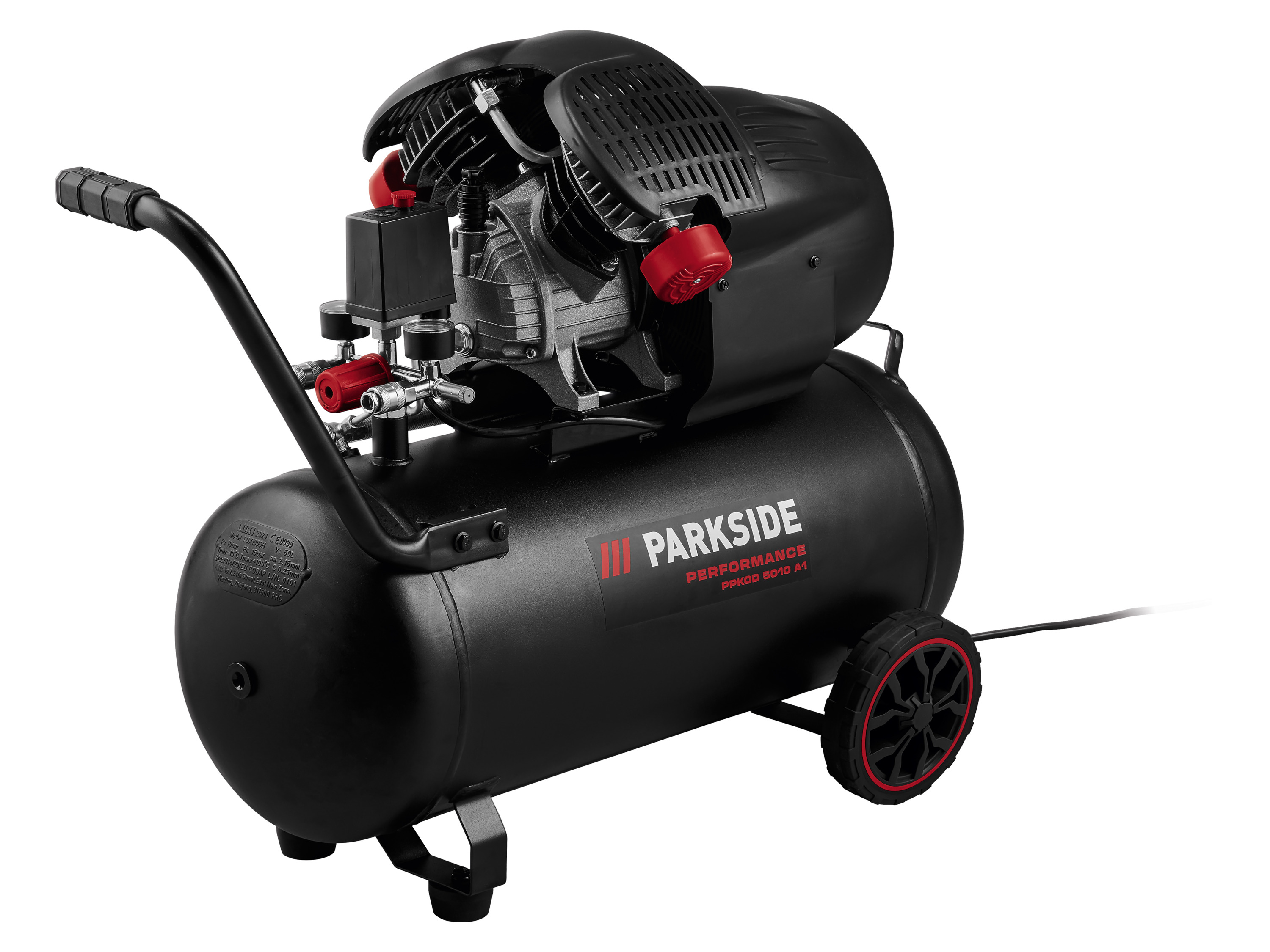 E-shop PARKSIDE PERFORMANCE® Dvojpiestový kompresor PPKOD 5010 A1
