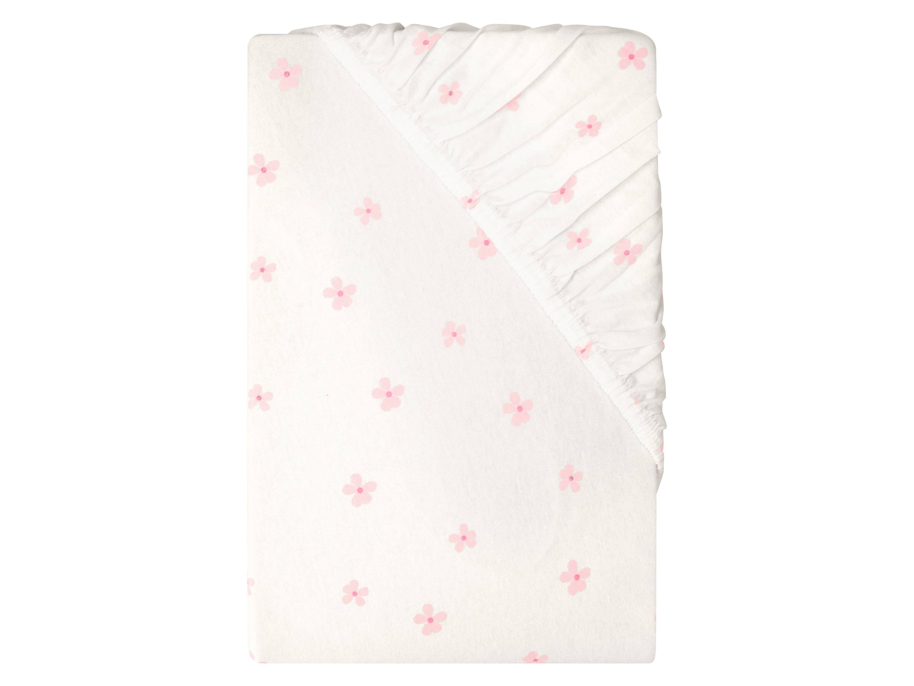LIVARNO® Detská napínacia plachta, 90 – 100 x 200 cm (ružová)
