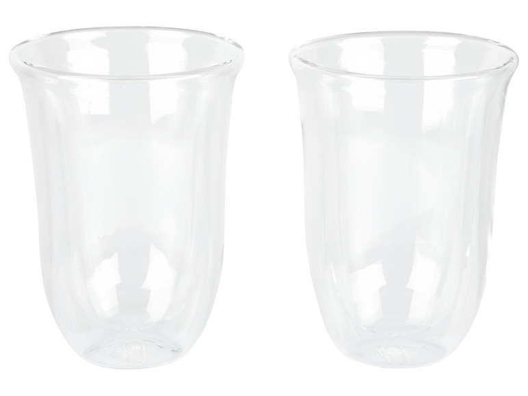 Delonghi Pohár na latte macchiato, 330 ml, 2 kusy