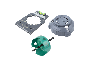 Wolfcraft Súprava na inštaláciu elektroinštalačných krabíc do steny