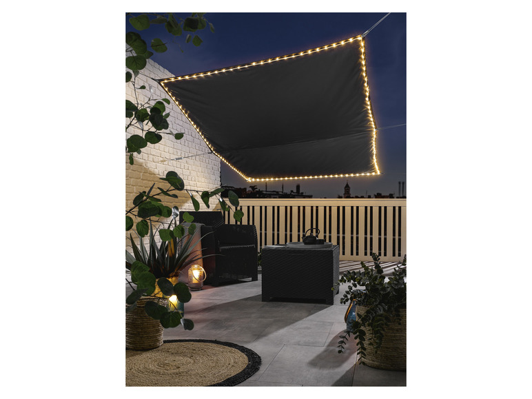 Prejsť na zobrazenie na celú obrazovku: LIVARNO home Slnečná plachta s LED osvetlením, 300 x 200 cm – obrázok 2