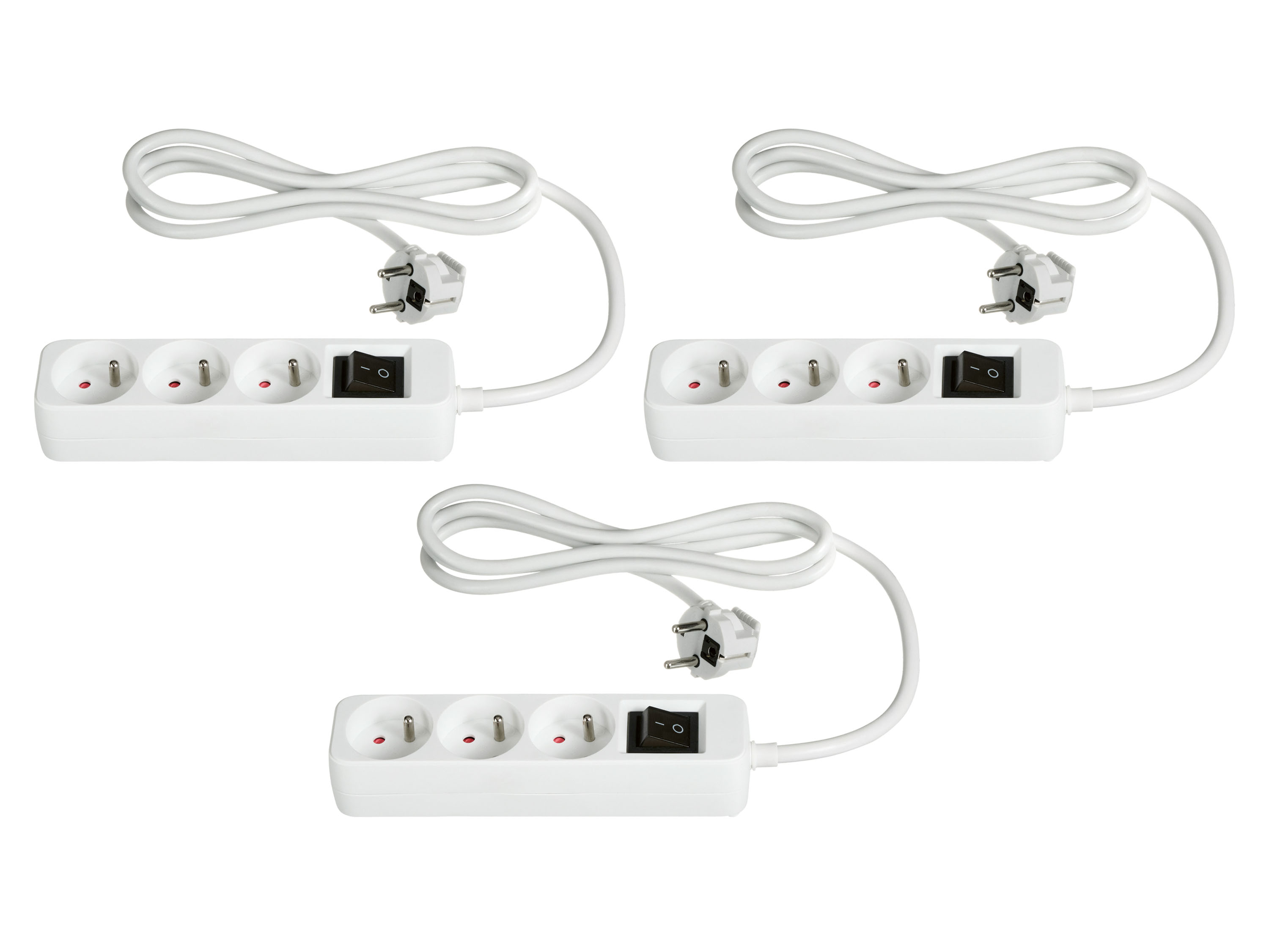TRONIC® Zásuvková lišta (biela)