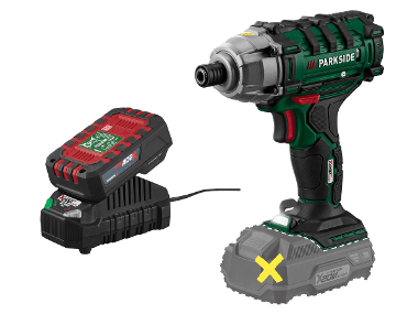 PARKSIDE® Aku rázový uťahovák PDSSA 20-Li B2 + Akumulátor 20 V/2 Ah + Nabíjačka 20 V/2,4 A