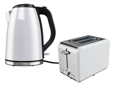 Rýchlovarná kanvica SWKB 3100 A1 + Hriankovač STB 950 A1, biela