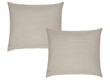LIVARNO home Dekoratívna obliečka na vankúš, 70 x 80 cm, béžová, 2 kusy