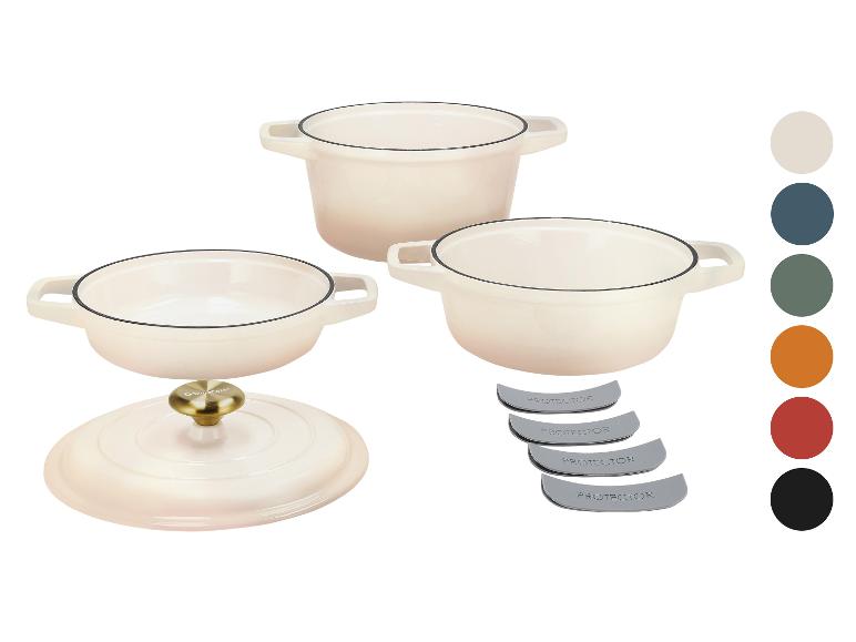SILVERCREST® Súprava liatinových hrncov Premium