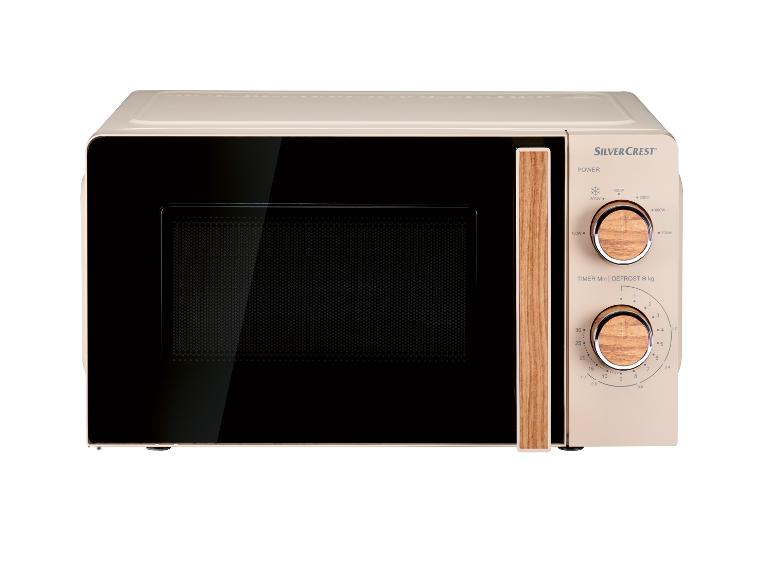 SILVERCREST® KITCHEN TOOLS Mikrovlnná rúra SMWH 700 B2, hnedosivá