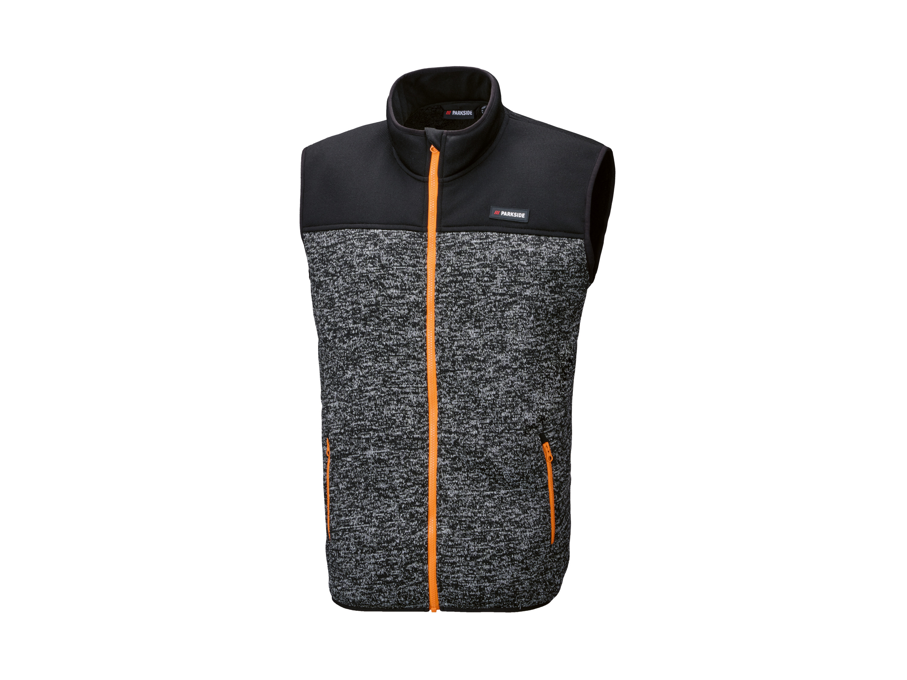 PARKSIDE® Pánska flísová vesta (čierna, XXL (60/62))