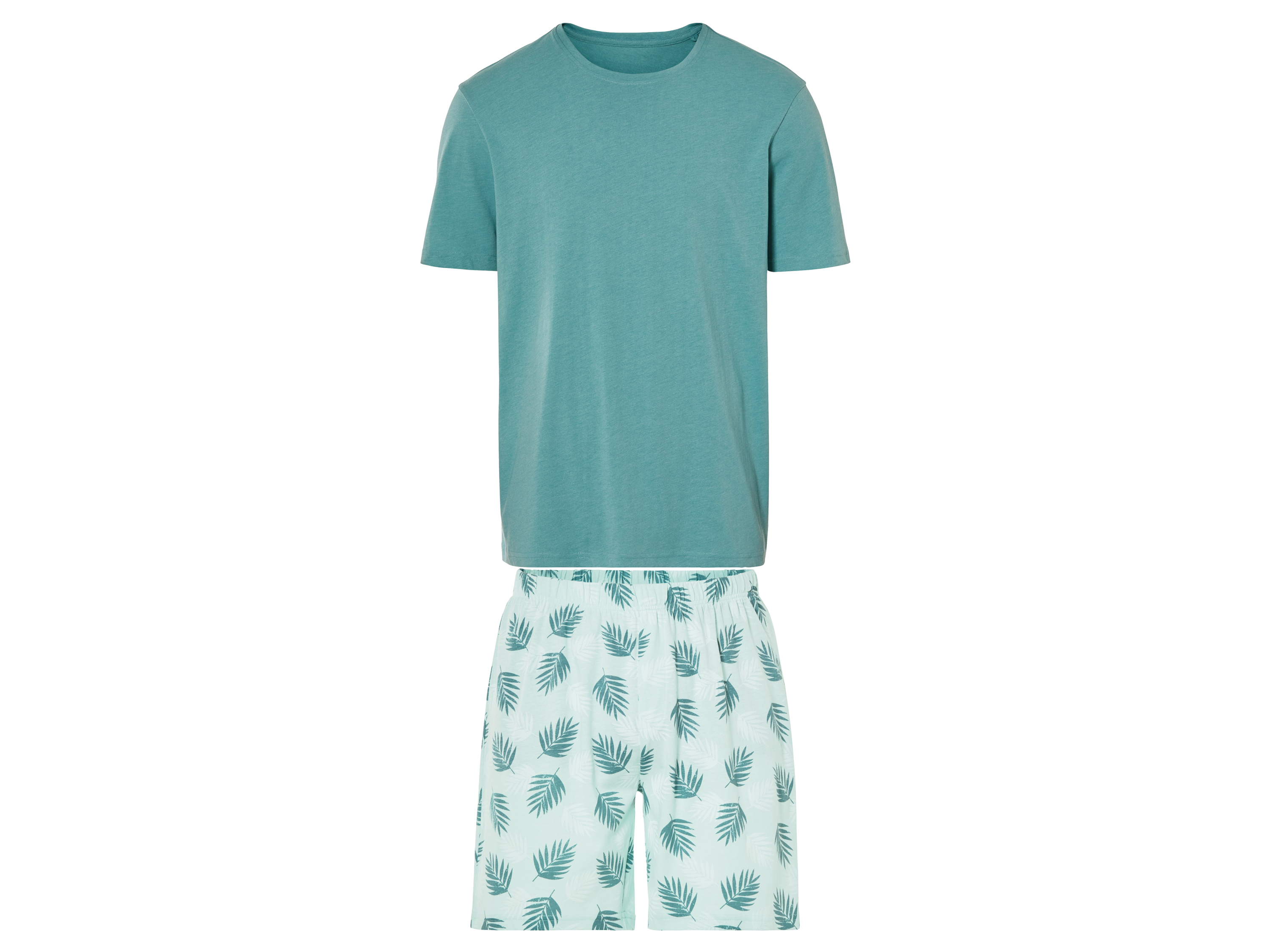 LIVERGY® Pánske krátke pyžamo (tyrkysová, XXL (60/62))