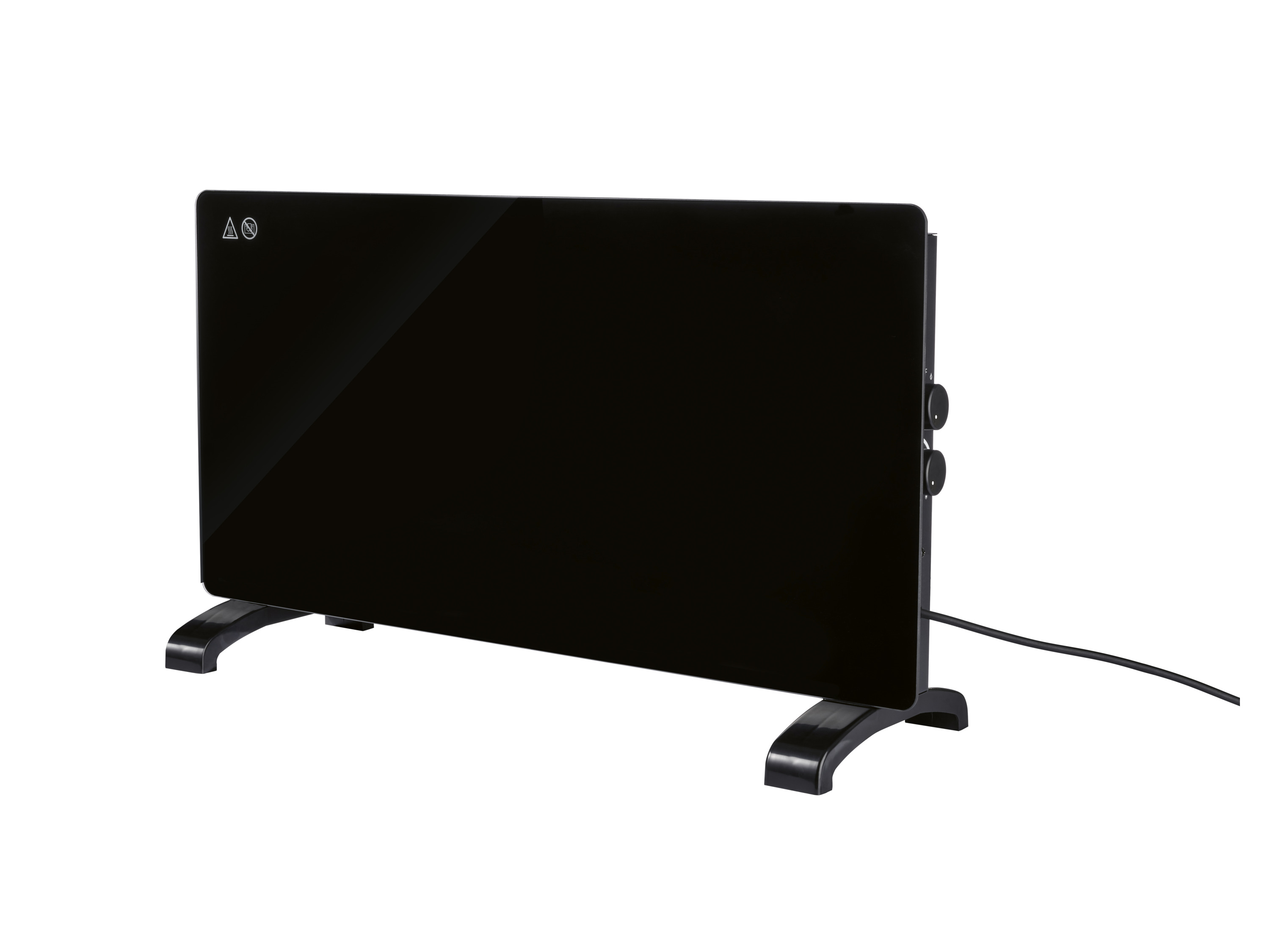 TRONIC® Sklenený tepelný konvektor TGH 2000 B4 (čierna)