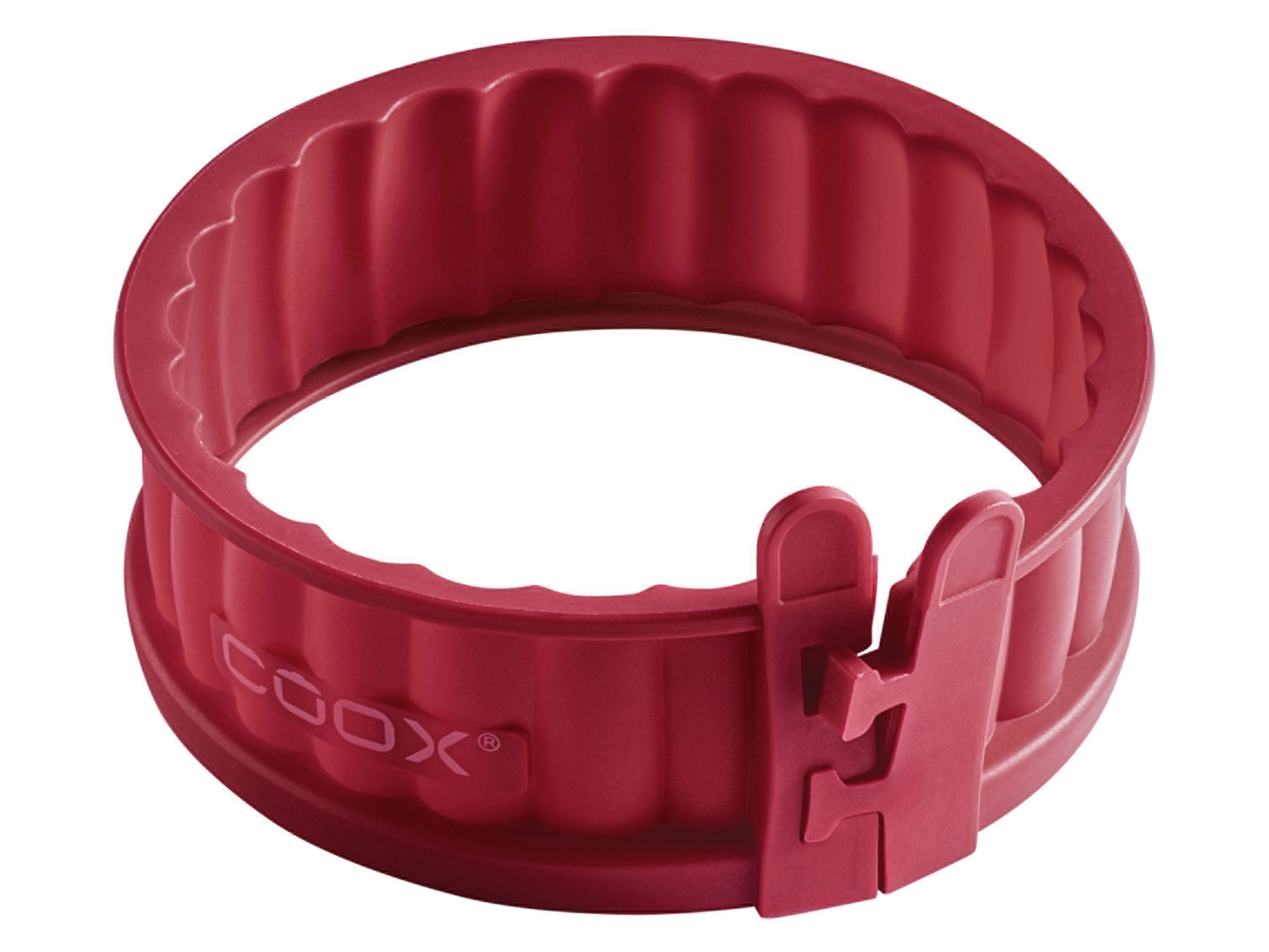 Coox Forma na koláč so skleneným dnom, Ø 12 cm  (červená)
