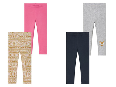 lupilu® Dievčenské termolegíny, 2 kusy