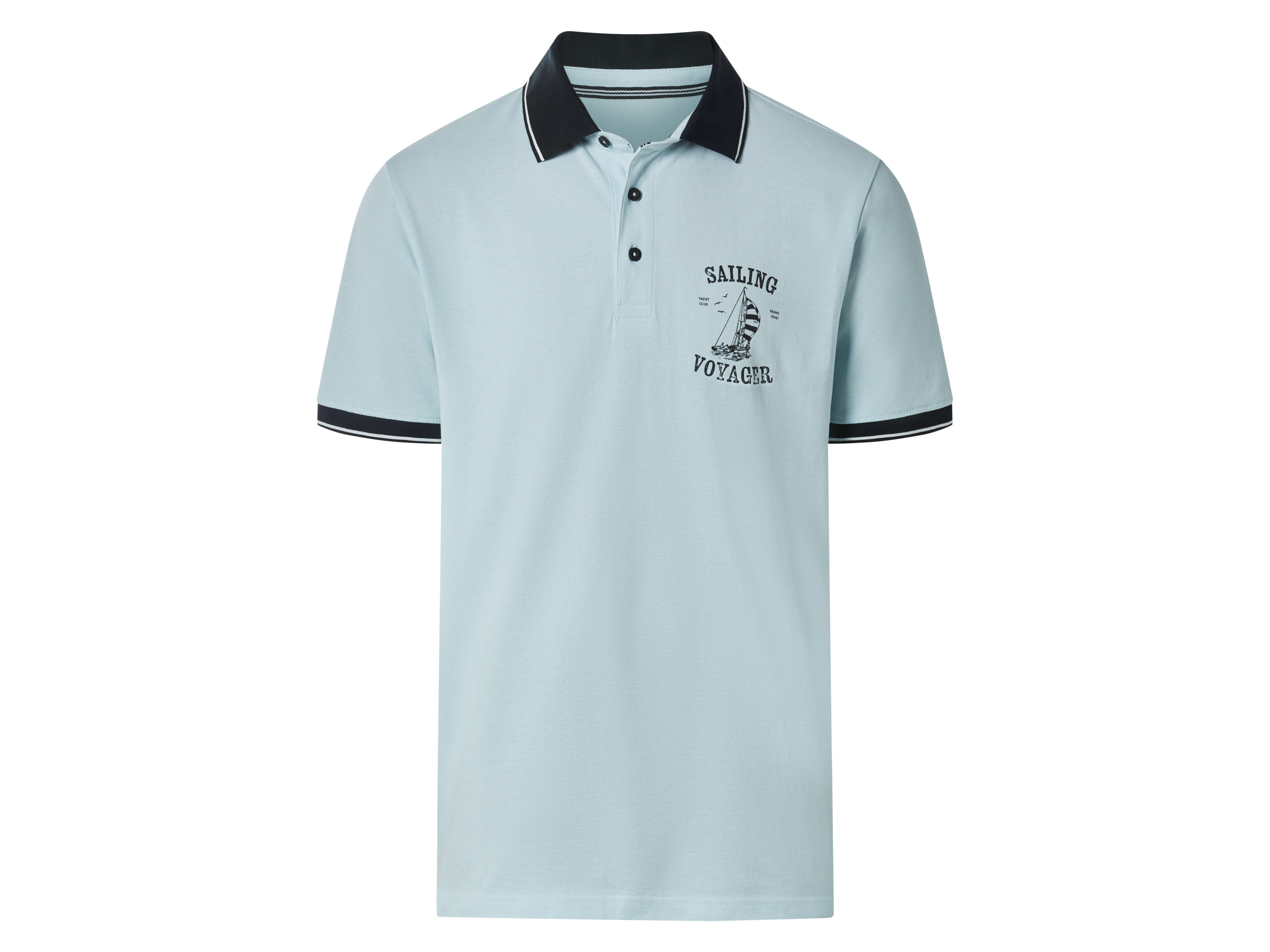 esmara Men Pánske polotričko (modrá, M (48/50))