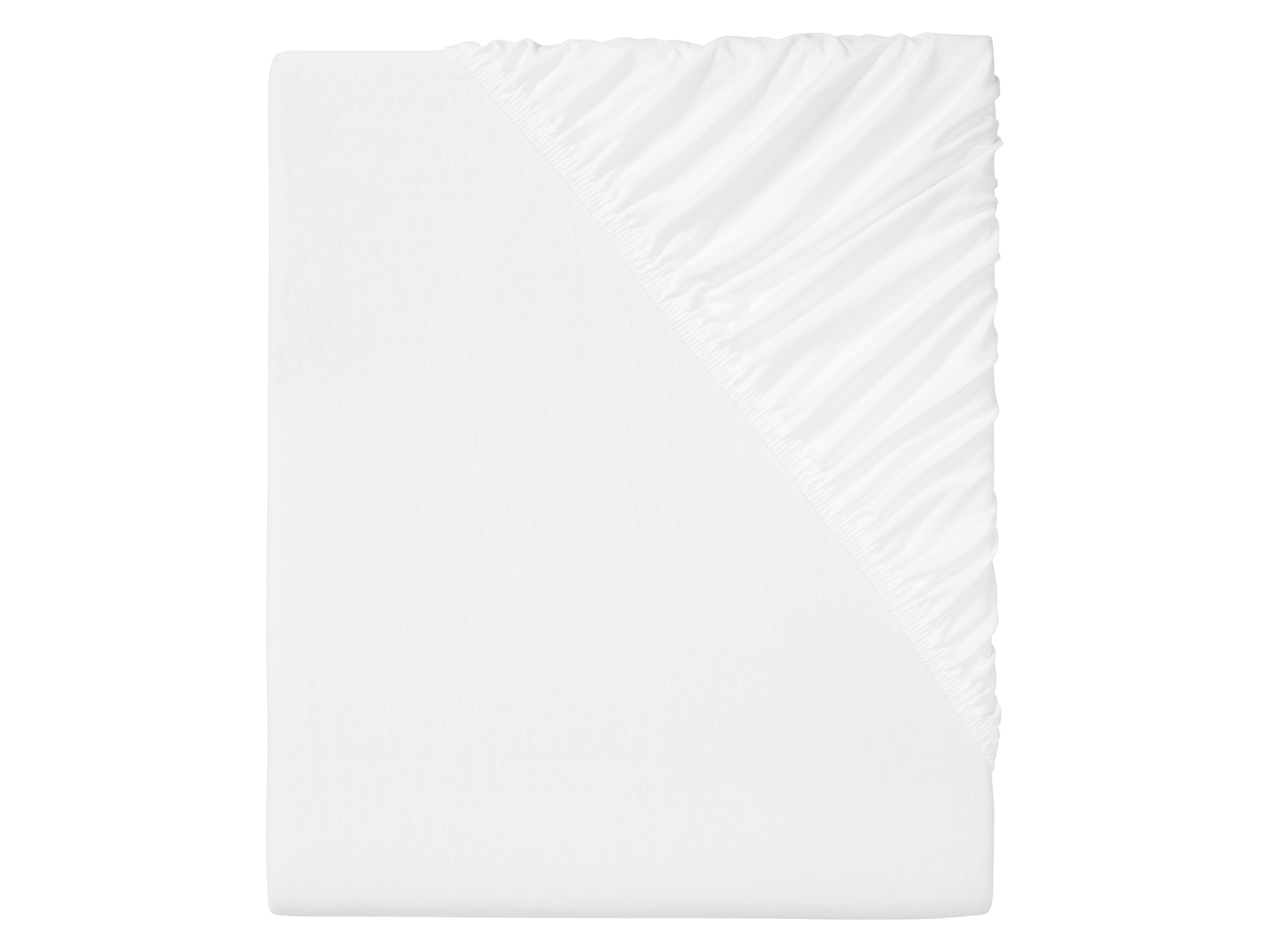 LIVARNO home Napínacia džersejová plachta, 140 – 160 x 200 cm  (biela)