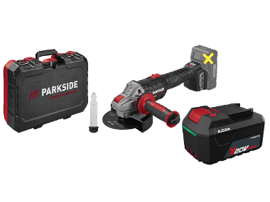 PARKSIDE PERFORMANCE® Aku uhlová brúska 20 V PPWSA 20 Li A1 + Akumulátor 20 V/4 Ah