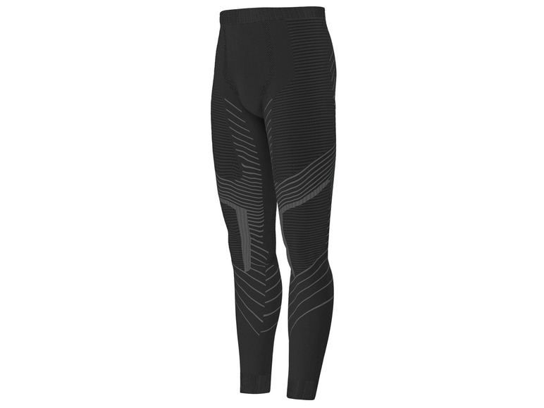 E-shop CRIVIT Pánske funkčné spodné nohavice (L, čierna/sivá)