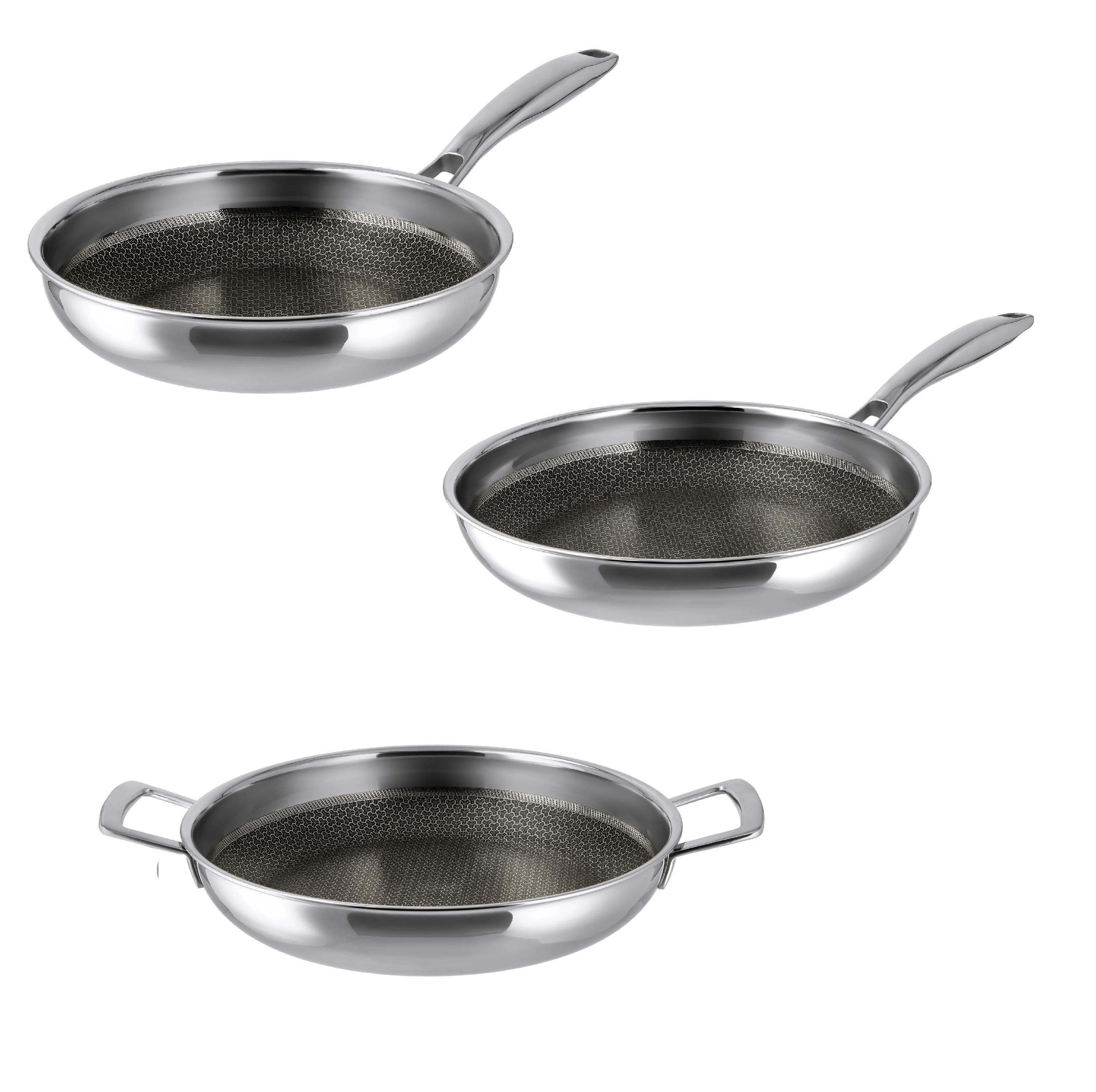 SILVERCREST® Súprava panvíc, 24/28 cm, 3-dielna