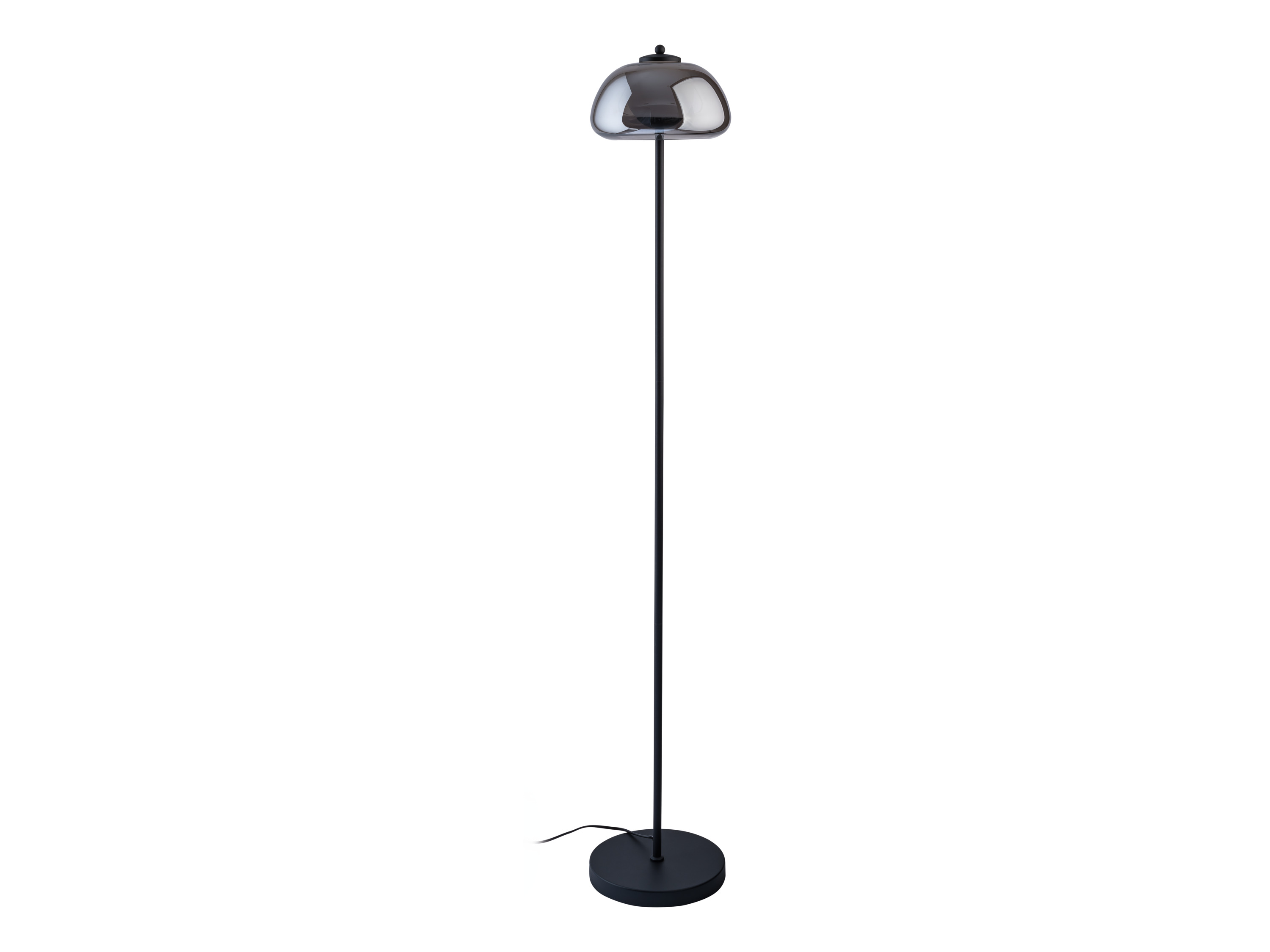 LIVARNO home Stojacia LED lampa (sivé sklo)