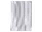 Biela kuchynská utierka so sivými zvislými pruhmi