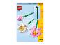 LEGO 40647 stonky kvetov s ružovými a bielymi kvetmi.