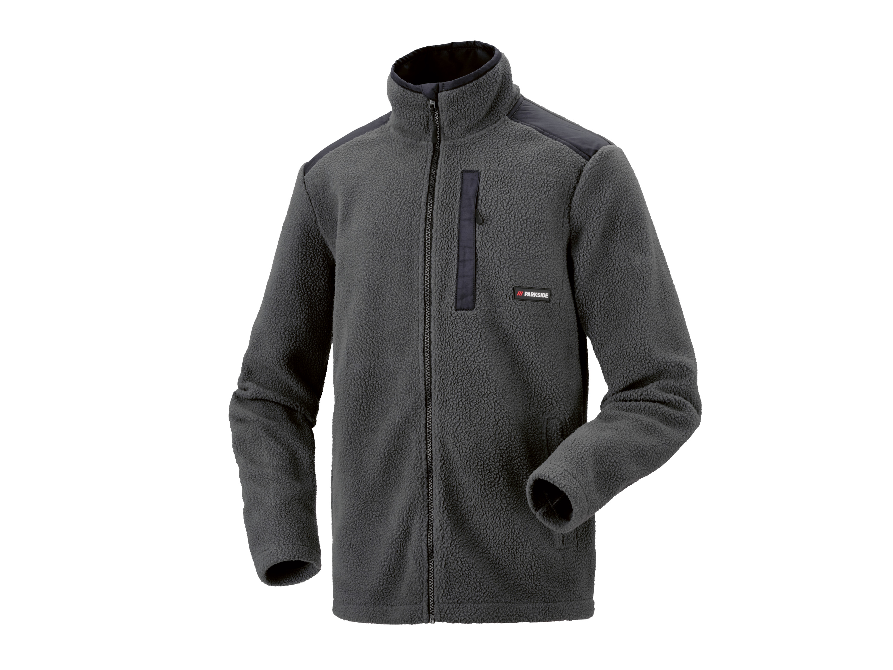 PARKSIDE® Pánska bunda z umelej jahňacej kože (sivá, L (52/54))