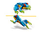 Lego Creator 3-v-1 sada s žabou, jašterom alebo hadom.