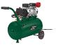 Vzduchový kompresor Parkside PSKO 248 B1 so zelenou nádržou a kolesami