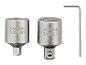 Dva nástrčné kľúče Parkside s rozmermi 6,3 mm a 10 mm a L-tvarový imbusový kľúč.
