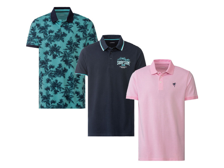 Prejsť na zobrazenie na celú obrazovku: LIVERGY® Pánske polo tričko „Slim Fit“ – obrázok 2