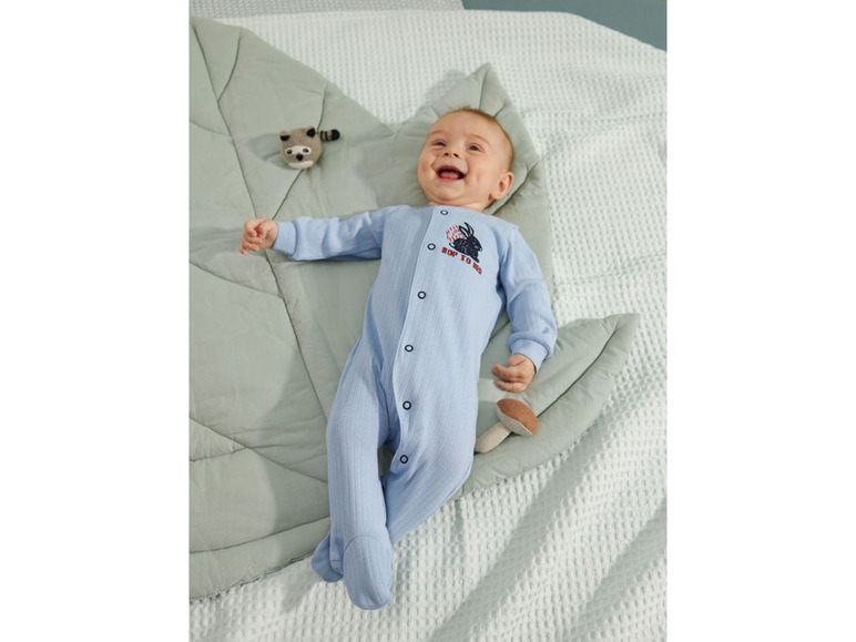 Prejsť na zobrazenie na celú obrazovku: lupilu® Chlapčenský bavlnený overal na spanie pre bábätká BIO – obrázok 2