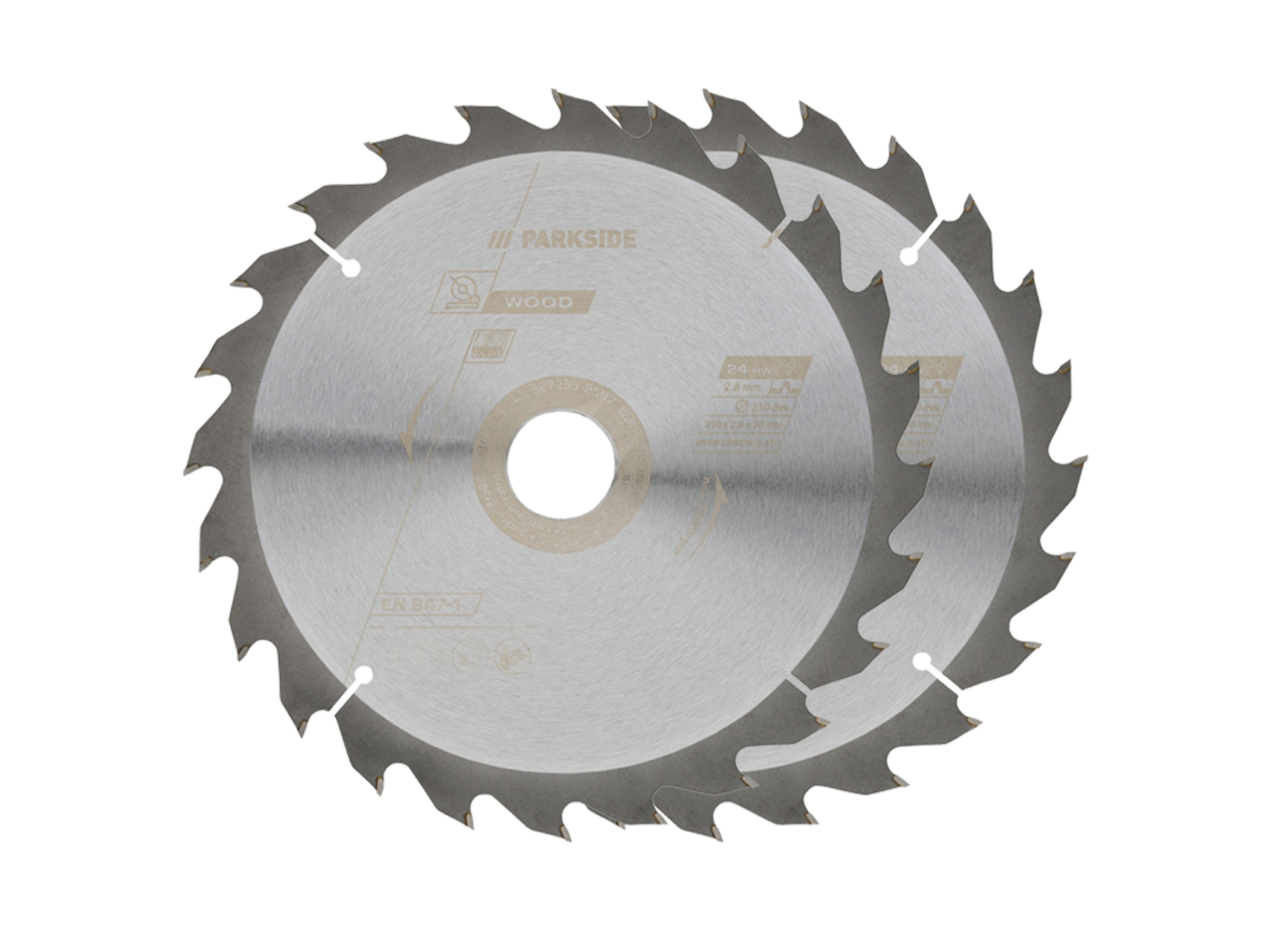 PARKSIDE® Súprava pílových kotúčov (210 mm, 2 kusy)