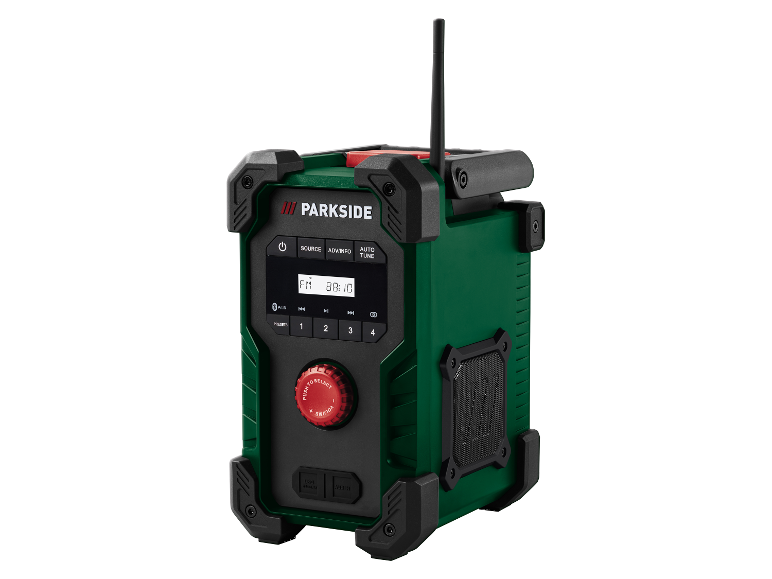 Parkside® Aku stavebné rádio 20 V/12 V PBR F10 A1 – bez akumulátora