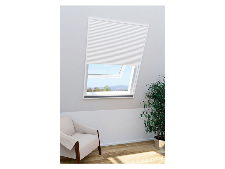Prejsť na zobrazenie na celú obrazovku: LIVARNO home Slnečná clona/sieťka proti hmyzu na strešné okno, 110 x 116 cm – obrázok 2