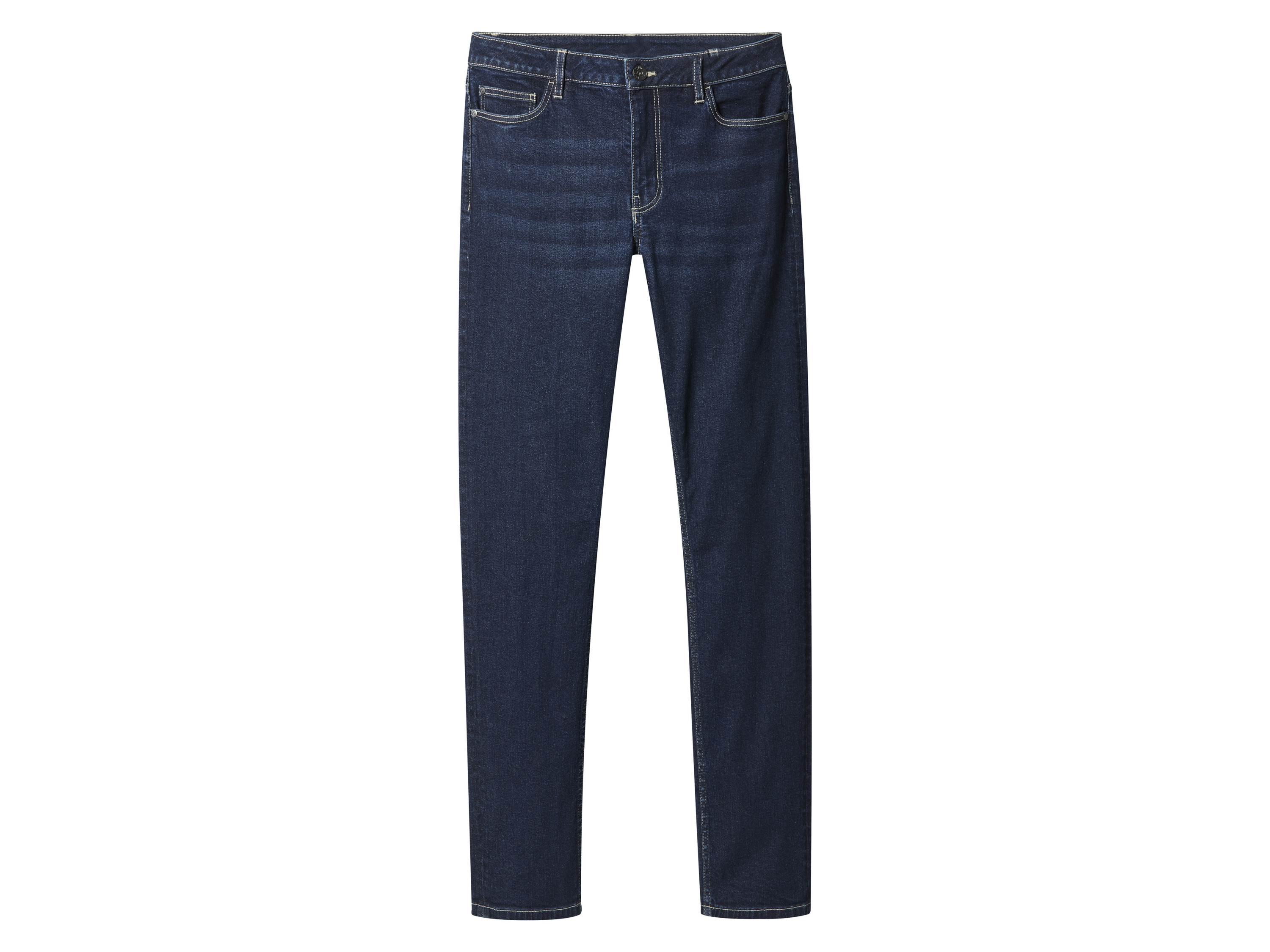 esmara® Dámske rifle „Straight High Waist“ (modrá, 38)